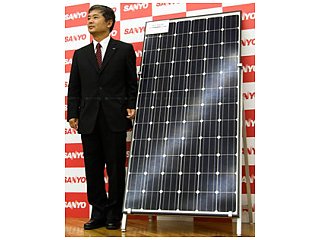 Sanyo объявила о создании самого эффективной солнечной панели в мире