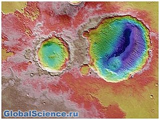 Марсианский кратер выявил периодические изменения климата