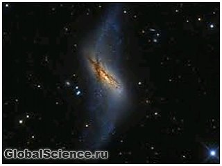 Астрономы получили изображение необычной галактики