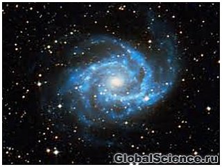 В созвездии Antlia обнаружена спиральная галактика