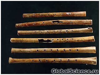 В Китае обнаружены флейты из птичьих костей возрастом 9000 лет