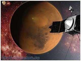 Спутник MAVEN успешно достиг орбиты красной планеты
