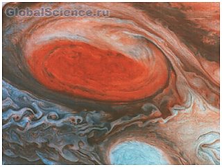 На Юпитере обнаружили красное пятно, которое может быть причиной солнечного воздействия (3 фото)