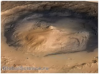 На Марсе обнаружен кратер, который до этого никто не видел