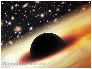 Астрономами обнаружена черная огромная дыра на заре развития Вселенной