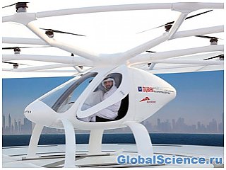 На выставке в Дубае покажут первое в мире летающее такси видео